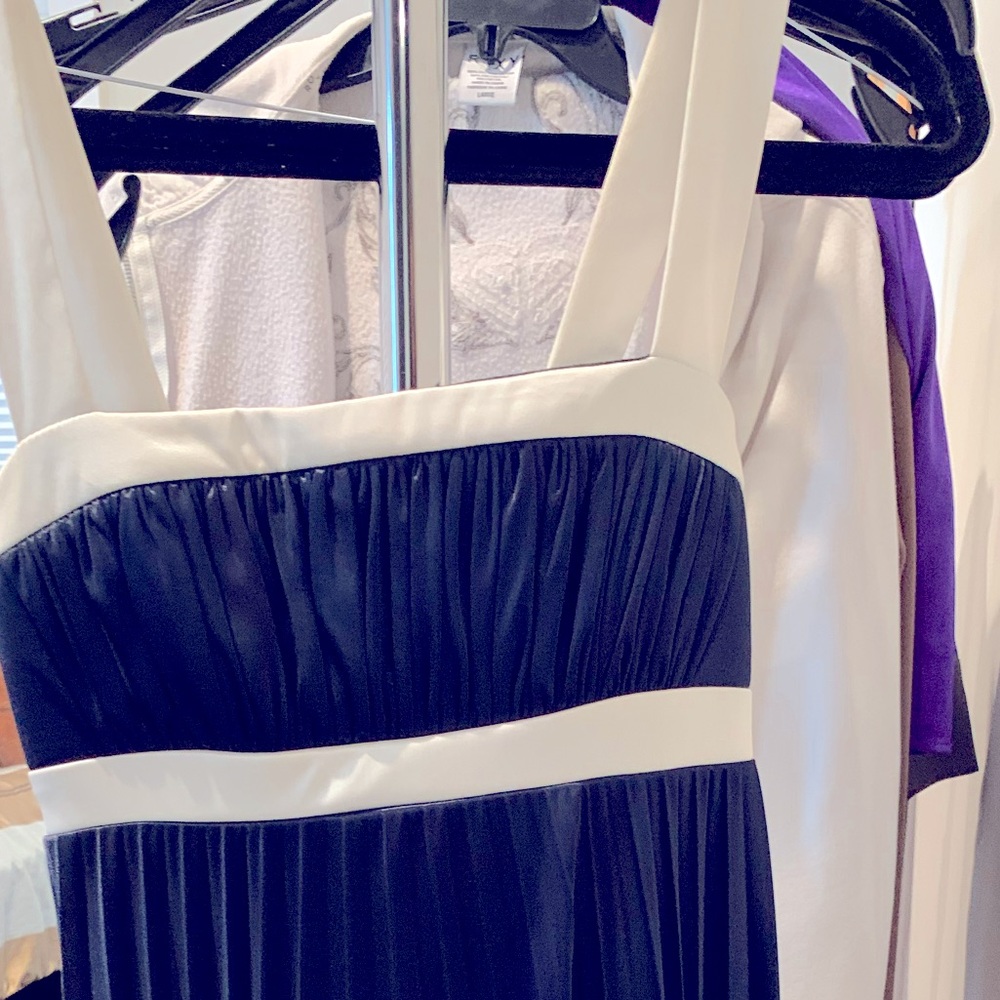 Nice blue and white dress